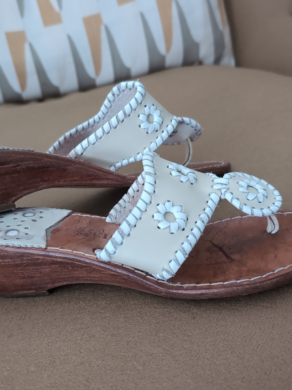 Jack Rogers Georgica Thong Sandals Womens Size 6